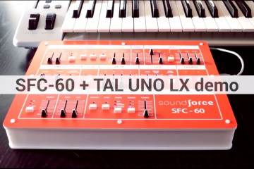 Controlador MIDI SFC-60 para el sinte virtual TAL-U-NO-LX