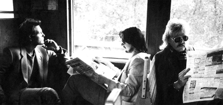Tangerine Dream viajando en tren por Polonia (1975)