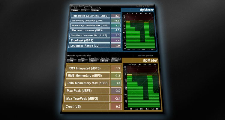 dpMeter, medidor VST gratis multicanal
