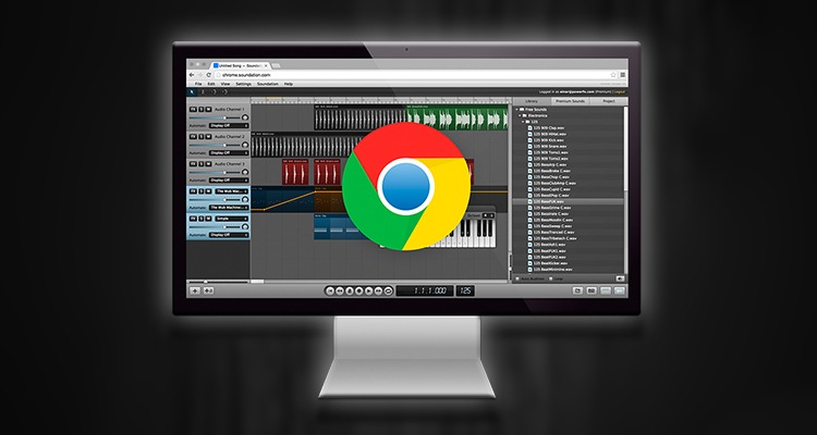 Secuenciador online / DAW Soundation Studio de Chrome
