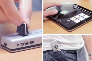Mixfader, control de scratching, mezcla y crossfader inalámbrico para apps DJ de iOS y Android
