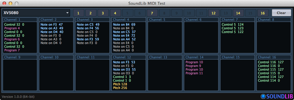 Soundlib Miditest