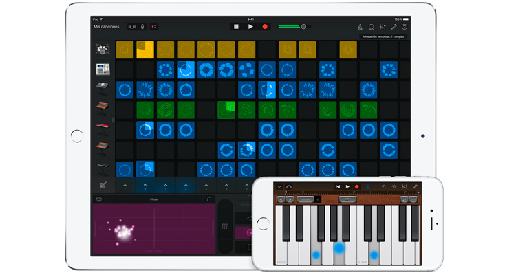 GarageBand iOS 2.1 dispara loops al vuelo y trae baterías virtuales -además de soportar Audio Unit Extensions