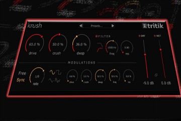 Tritik Krush AU / VST gratis, efectos de sonido con distorsión y degradado de bits