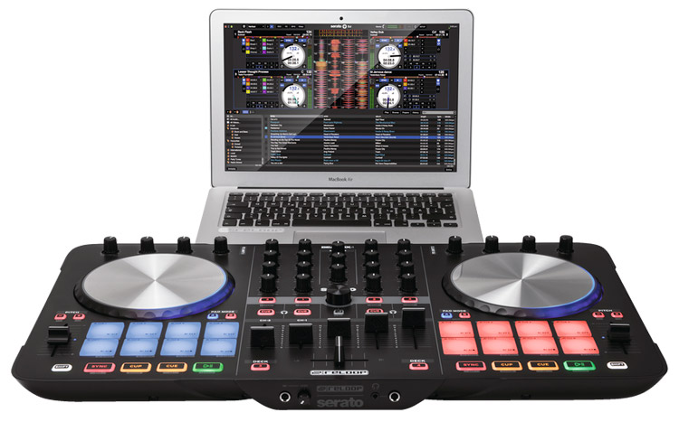 Reloop Beatmix 4 mk2 incorpora el software Serato DJ Intro de cuatro platos