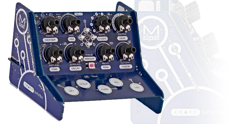 Modal Electronics CRAFTsynth es un sintetizador de 80€ que montas en menos de diez minutos