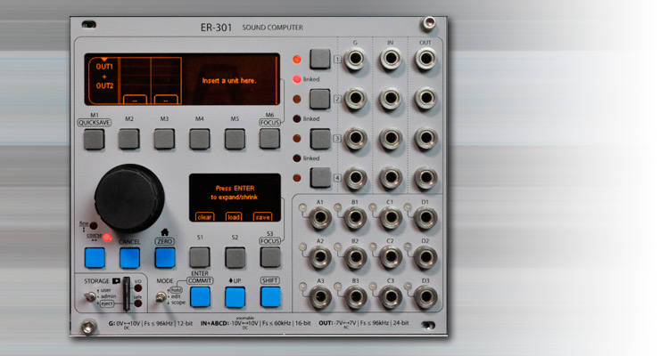 Orthogonal Devices ER-301, el "ordenador sonoro" para tu sintetizador modular Eurorack