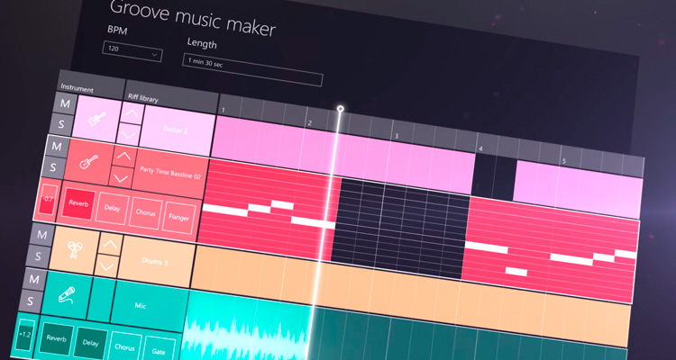 Groove Music Maker, el DAW de Microsoft para hacer música con PC
