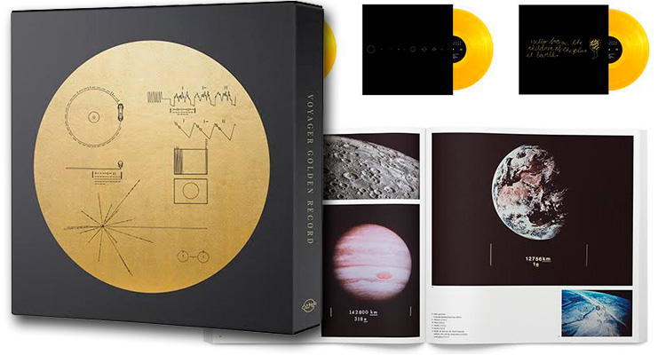 El disco de oro con grabaciones de la misión Voyager, ahora disponible en la Tierra