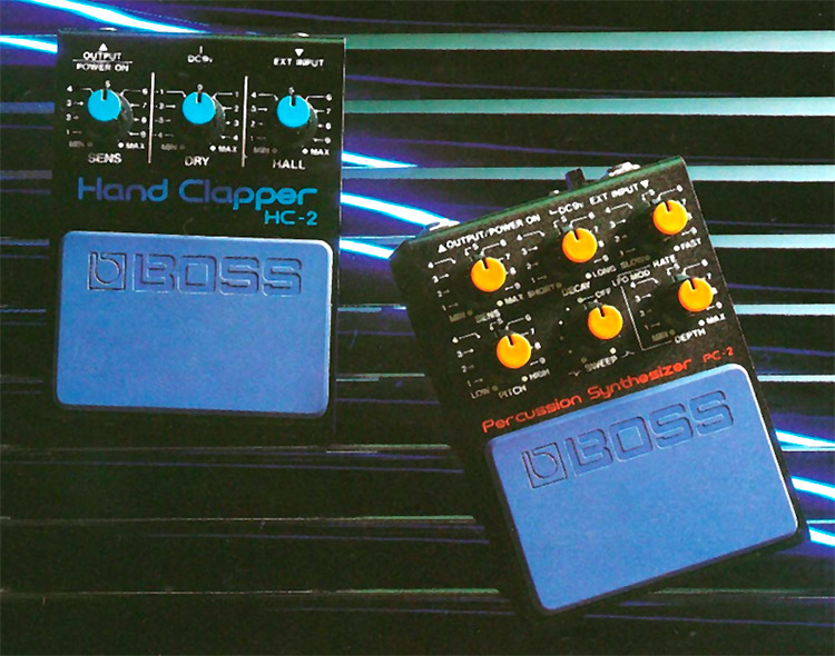 Roland-Boss_HC-2 y PC-2: imagen promocional de 1984