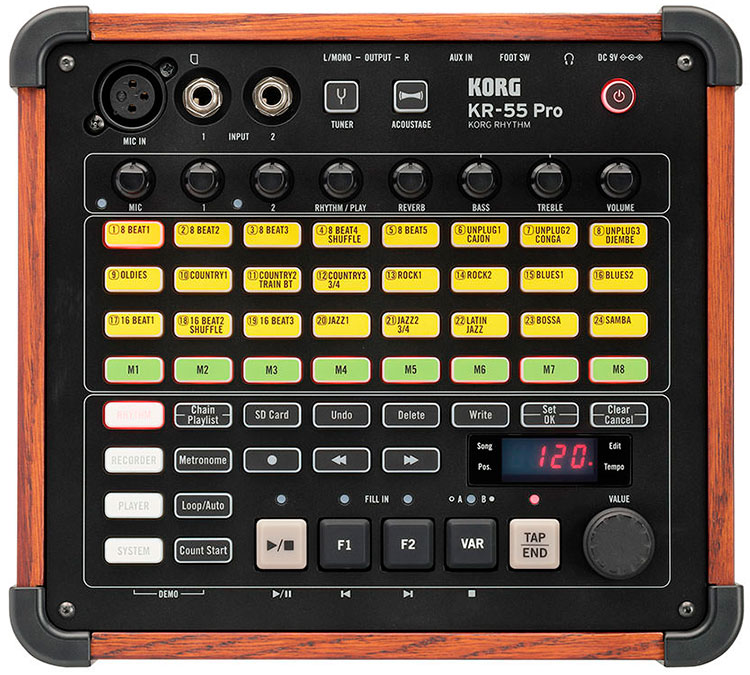 Korg KR-55 Pro es ideal para tocar junto a otros instrumentos