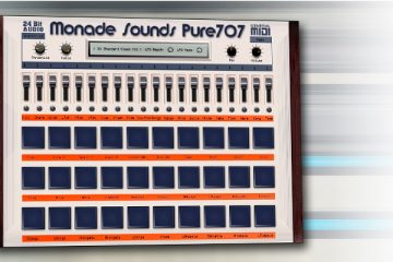 Sonidos limpios y remuestreados de cajas de ritmos Roland TR707 en Pure707 de Monade Sounds