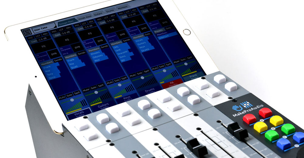 Un sistema avanzados de mezcla y procesamiento, que incluso tiene como anfitrión a un Apple iPad