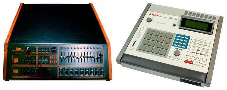 Linn Electronics LM1 y Akai MPC60