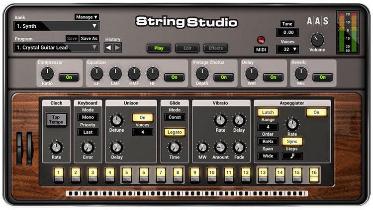 AAS String Studio AS-2 viene con más de 600 presets