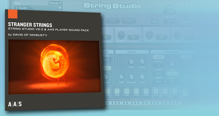 Stranger Strings: librería de sonidos para AAS Player y String Studio VS-2