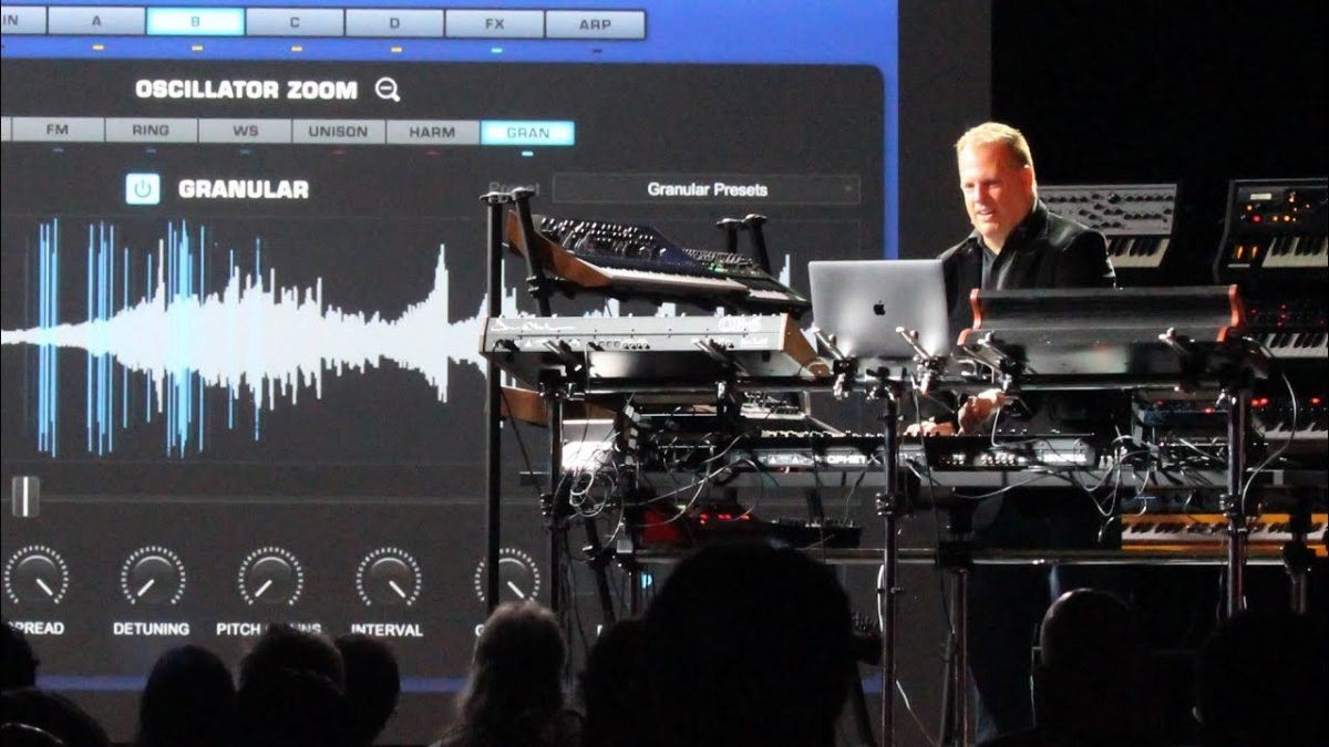 El gurú Eric Persing durante la asombrosa presentación KeyNote de Omnisphere 2.5: el vídeo al completo, arriba en la noticia