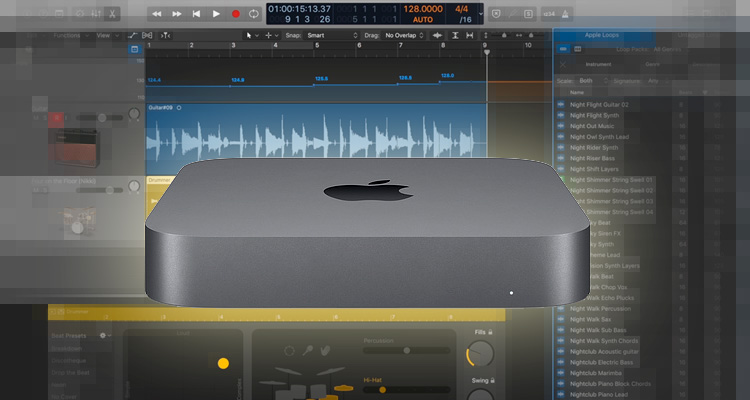 Logic Pro consigue un incremento espectacular de rendimiento sobre el nuevo Mac mini 2018, según Apple