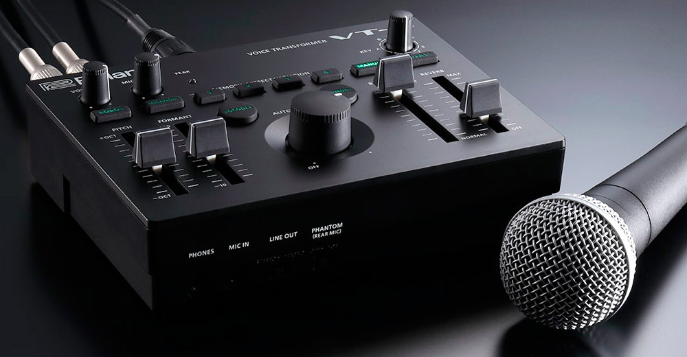 Compacto y directo: Roland VT-4 mantiene un diseño funcional con todo a la mano para modelar tus voces