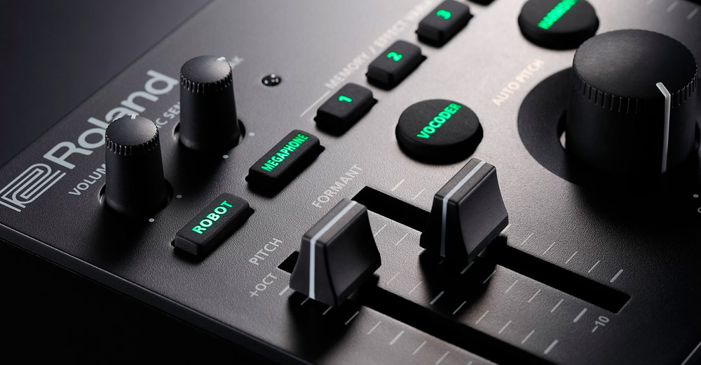 Deslizadores de tono y formantes: Roland VT-4 da forma a tus voces desde los parámetros básicos
