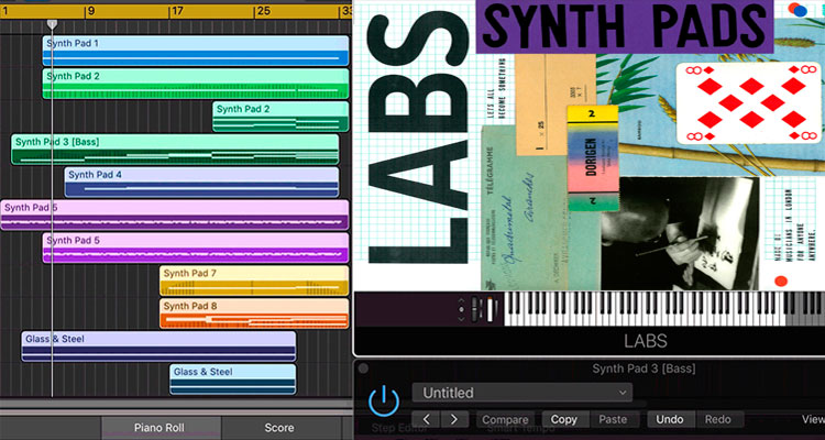 Sedosos colchones de sintetizadores vintage en LABS Pads, el instrumento gratis de Spitfire Audio