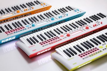 Korg KROSS SE añade cuatro colores neón al popular teclado workstation