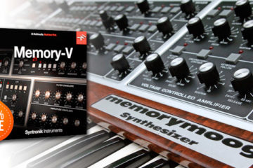 ¡Memory-V gratis! Descarga el sintetizador inspirado en Memorymoog de IK Multimedia