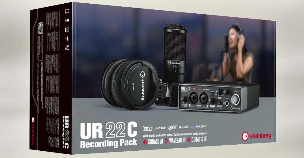 Steinberg UR-C: Este paquete de grabación UR22C es completo y de precio ajustado