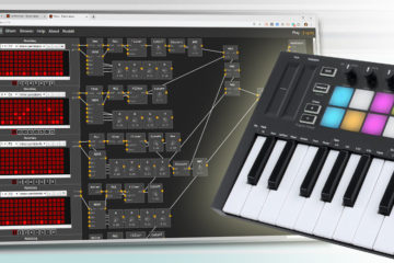 El sintetizador modular online ZUPITER amplía la creación sonora desde tu navegador web