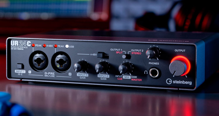 Steinberg UR24C es un nuevo interface a 32bit / 192kHz para actuaciones DJ y grabación en home estudio