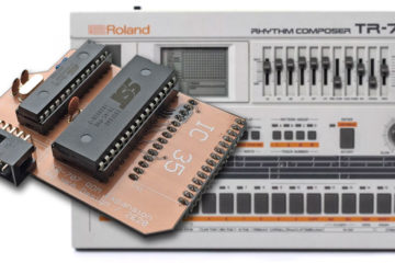 Este kit ROM convierte tu Roland TR-707/727 en una TR-909/808, LinnDrum/LM-1, Oberheim DMX y más
