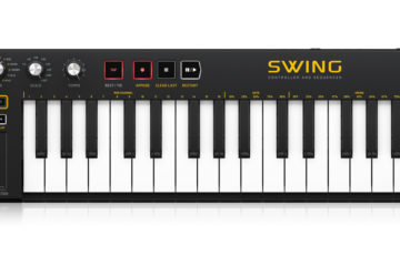 El teclado controlador con secuenciador Behringer Swing es una copia sin escrúpulos de Arturia KeyStep