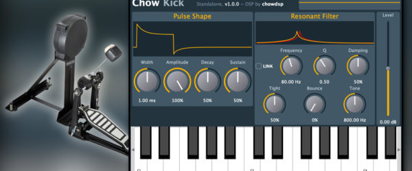 Sonidos de bombo para tus gustos: Diséñalos con el sintetizador GRATIS Chow Kick -PC, Mac, Linux e iOS
