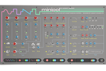 Minipol -un "poderoso sintetizador VA" todoterreno con la misteriosa aleatoriedad 'Smart Random Bar'