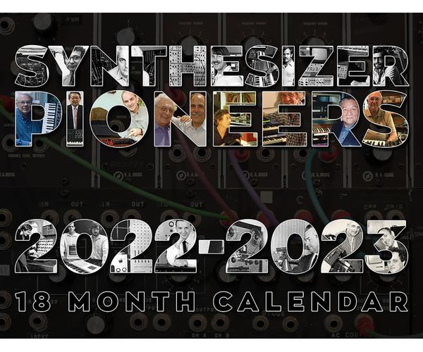 Portada del calendario Bob Moog Foundation 2022-2023 