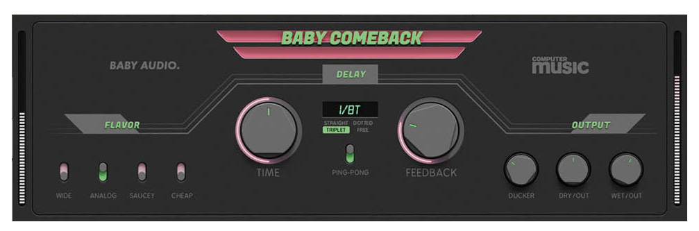 Baby Audio Baby Comeback, plugin creativo de eco y delay