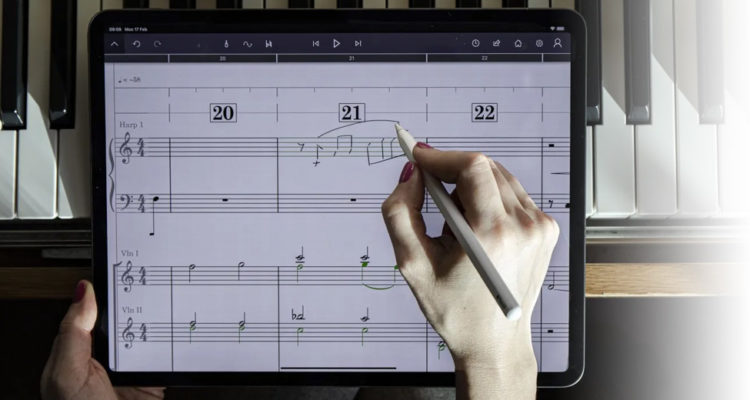 StaffPad para iPad: Creador de partituras polifónicas con entrada multitáctil y todas las opciones