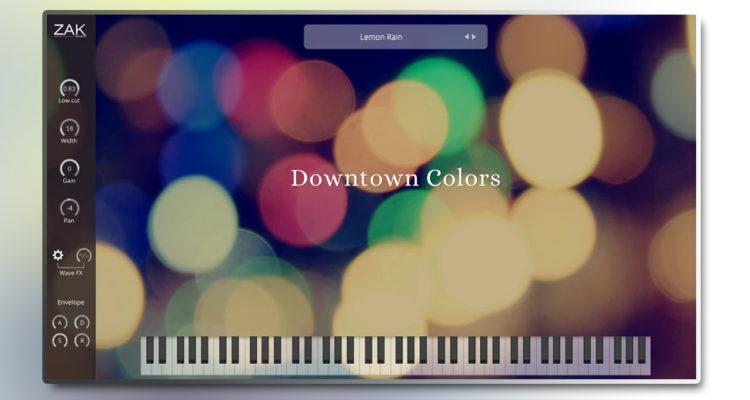 Downtown Colors, instrumento gratis VST3 / AU con 16 tonalidades inspiradas en texturas ciudadanas