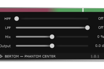 Extrae el centro fantasma de tu señal estéreo con este plugin gratis Phantom Center VST3/ AU/ AAX