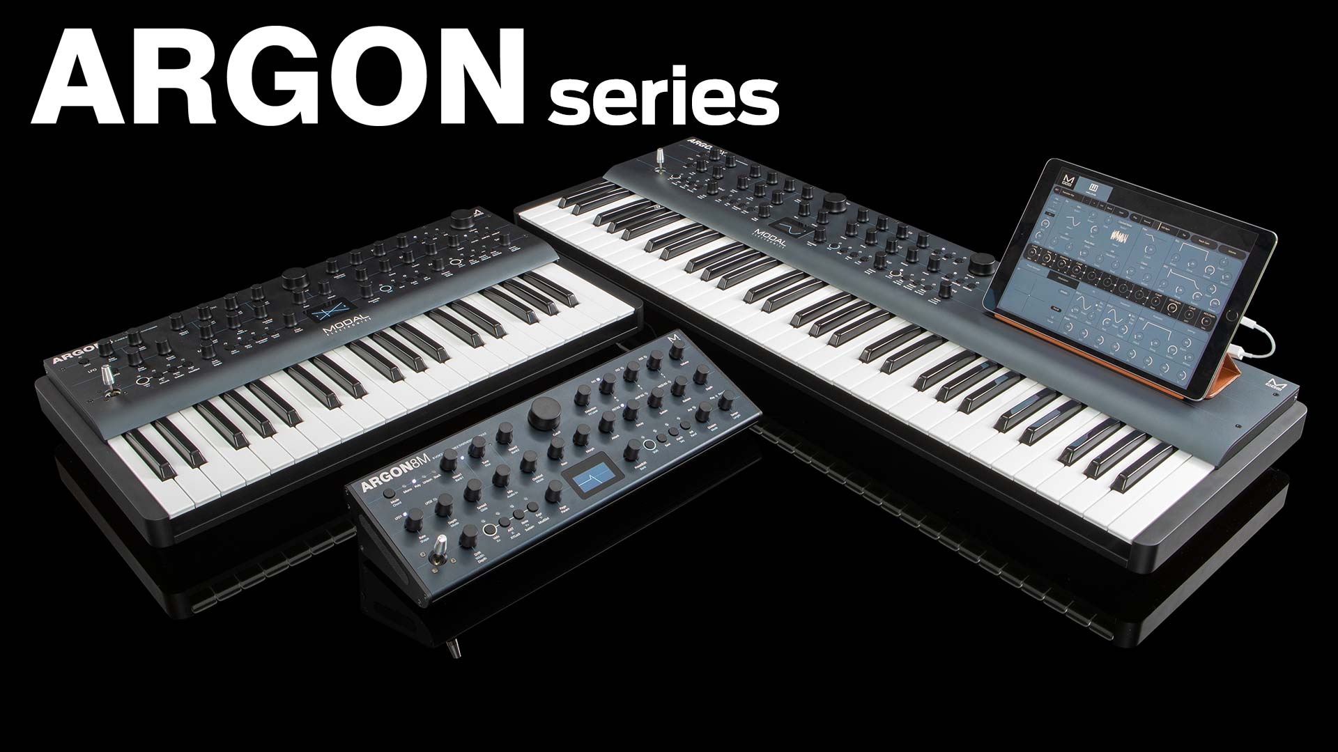 Potencia de tabla de ondas (síntesis wavetable) y opciones ampliadas para diseño sonoro forman parte de la promesa de Modal Electronics ARGON series