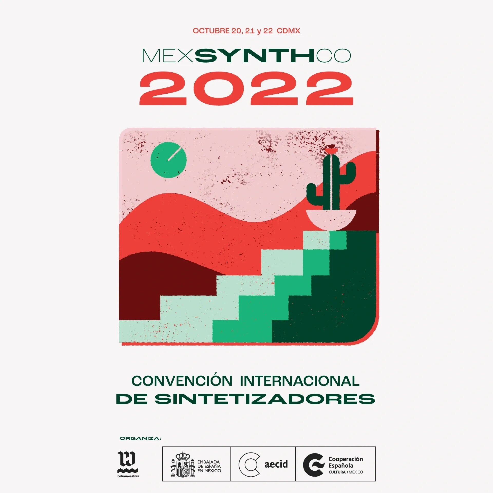 Cartel oficial de la 3ª Edición de MEXSYNTHCO (2022)
