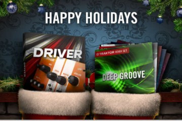 Regalos navideños 2012 de Native Instruments -cinco Remix Sets para Traktor y el plug-in de filtrado y distorsión Driver