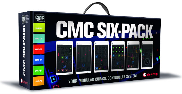 Steinberg CMC Six-Pack, un pack promocional que incluye los seis controladores modulares CMC para Cubase por 299 euros