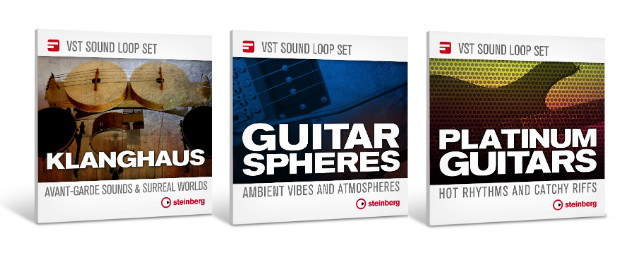 Nuevos VST Sound Loops Sets de Steinberg: Klanghaus, Platinum Guitars y Guitar Spheres