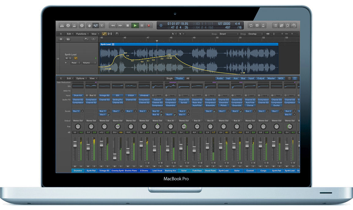 Apple Logic Pro X ofrece un mundo de posibilidades para la creación profesional de música a cambio de un ridículo precio de 180 euros 