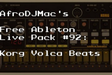 Los sonidos de Korg Volca Beats pueden estar en tu copia de Ableton Live gracias a este banco gratuito de AfroDJMac