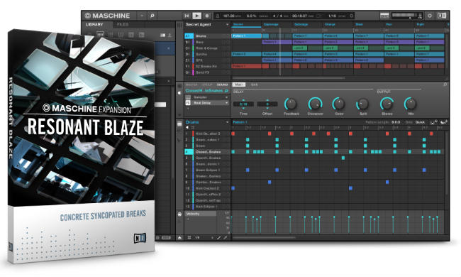 Native Instruments Resonant Blaze ofrece nuevos contenidos centrados en la bass-music a los creadores que usan Maschine V2.0