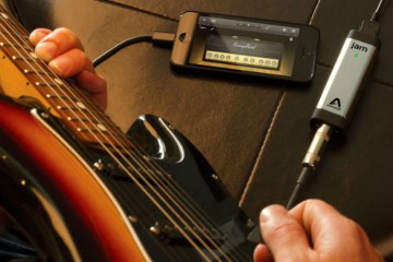 Apogee JAM 96k ofrece grabación con calidad de 24bit/ 96kHz a guitarristas, bajistas y otros músicos con instrumentos acústicos provistos de pastilla