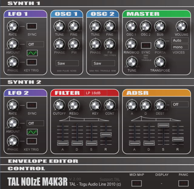 Togu Audio Line TAL-NoiseMaker 