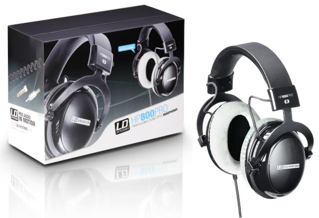 LD Systems HP800 Pro son una buena elección en cuanto a modelos de auriculares dinámicos con diseño cerrado